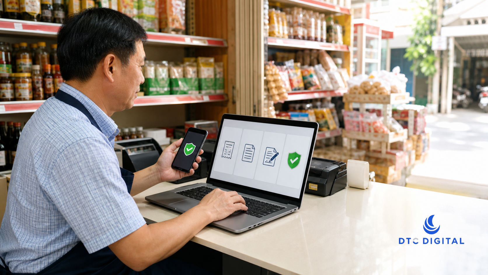 Chủ hộ kinh doanh kiểm tra nghiệp vụ thuế, hóa đơn và chữ ký số