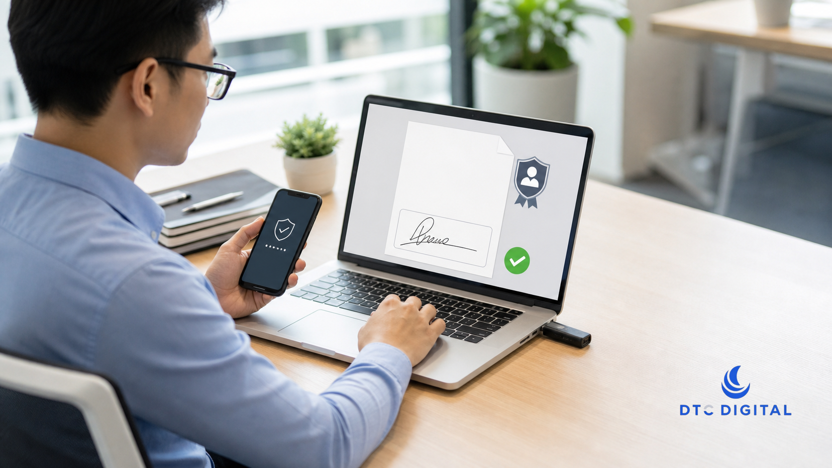Người dùng ký số tài liệu PDF và Word bằng USB Token hoặc điện thoại