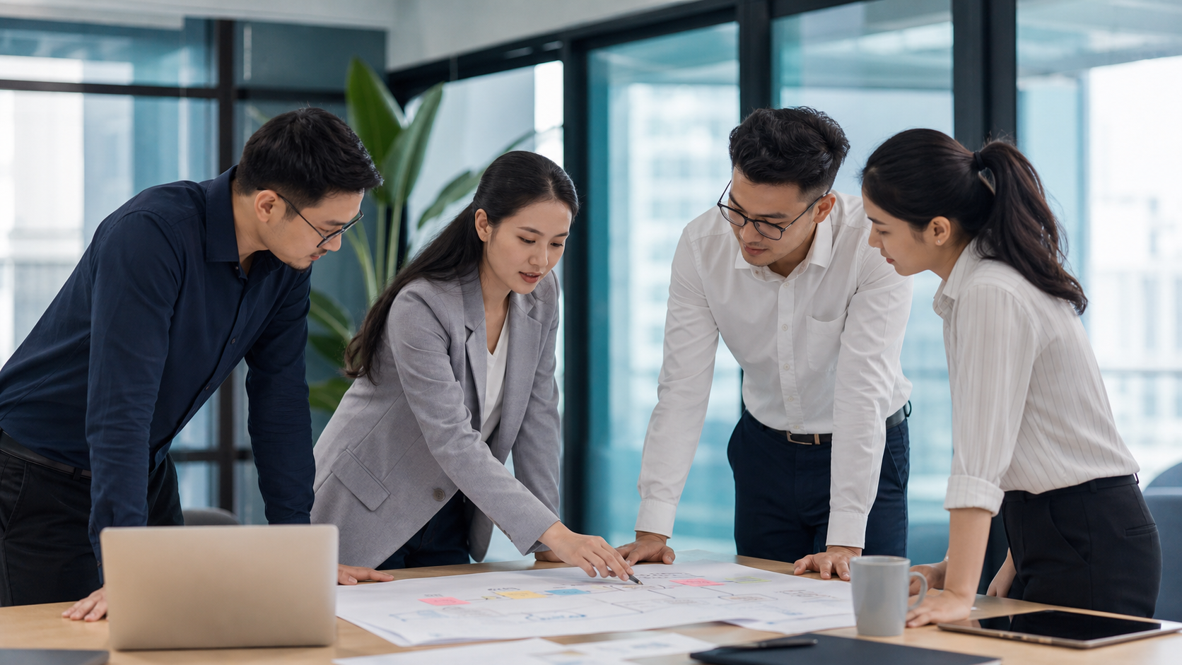 Đội HR rà soát quy trình hồ sơ nhân sự