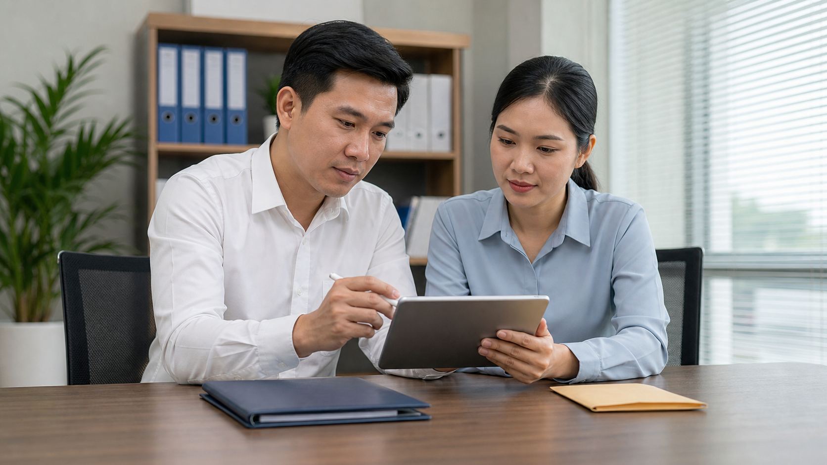 Chủ doanh nghiệp hoàn thành quy trình ký và nộp hồ sơ trực tuyến an toàn